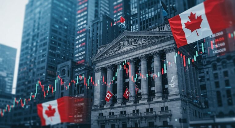 TSX Ends Slightly Lower Amid Trade Tensions and Earnings Focus